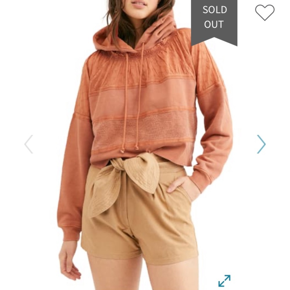 Free People crop hoodie